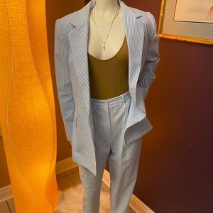 Woman’s Vintage Seersucker Suit